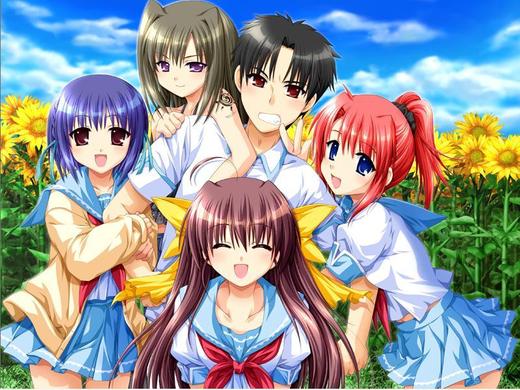 【汉化h游戏美少女游戏下载/百度云/VIP】神作《車輪の国，向日葵の少女汉化》硬盘版v1.1