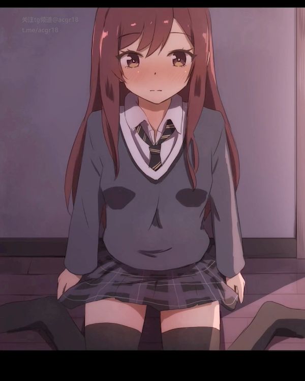 偶像大师同人|セネト_【手描きアニメ】回家后,姐姐甜花和同学正在爱爱,甘奈非常在意…