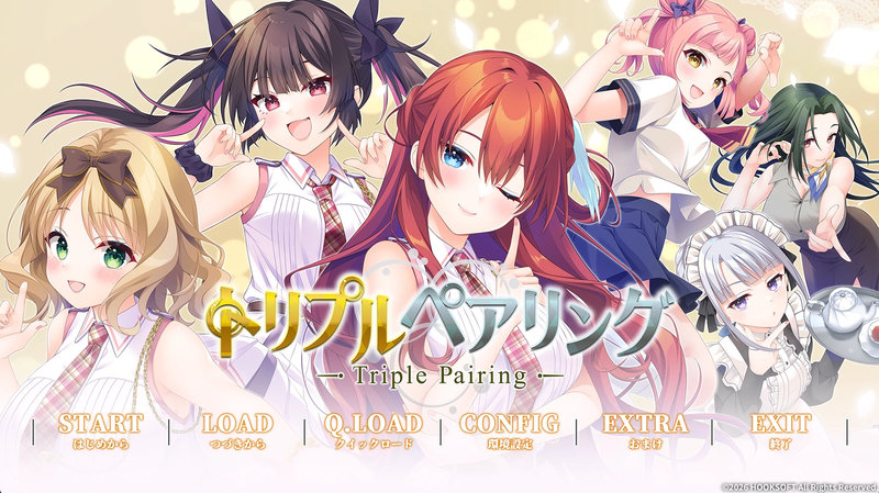【汉化h游戏美少女游戏下载|VIP】三角圆舞曲 -Triple Pairing- AI翻译版【3.6G】